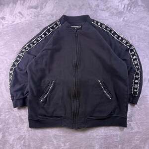 Been Trill Jacket Mens XL Black White Skeleton Graphic Full Zip Streetwear